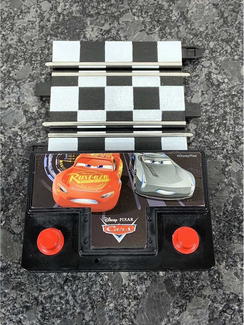 Disney Pixar Cars 3 Slot Racing System 1:43 Battery Pack Start Finish Line MINT